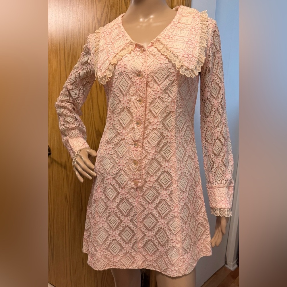 Pink Lace Dress